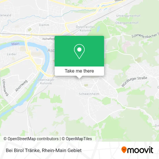 Карта Bei Birol Tränke