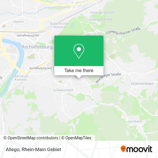 Карта Allego