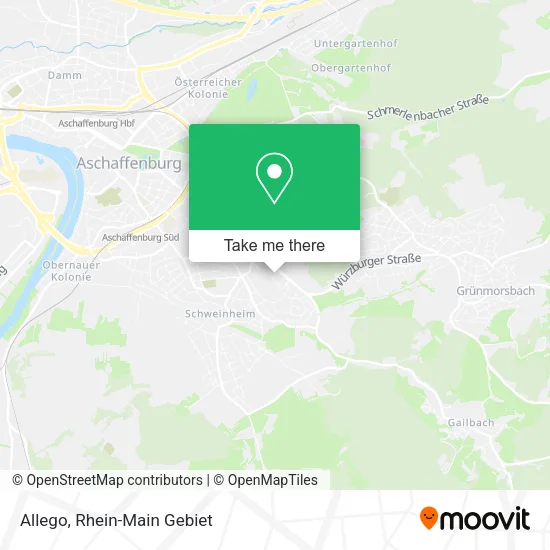 Карта Allego