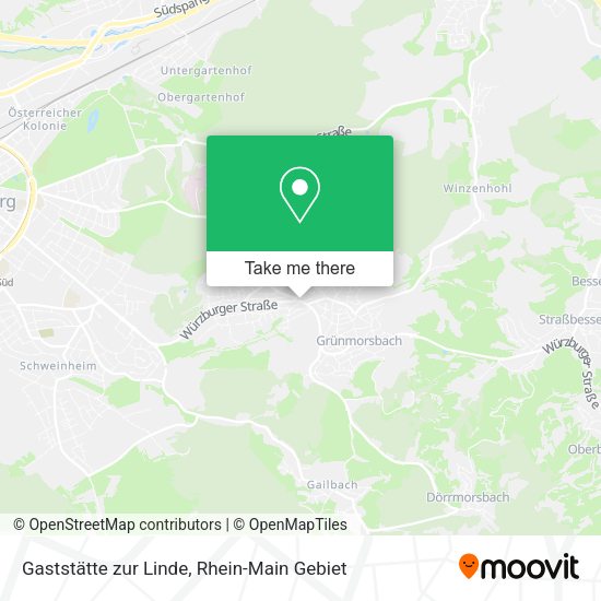 Карта Gaststätte zur Linde