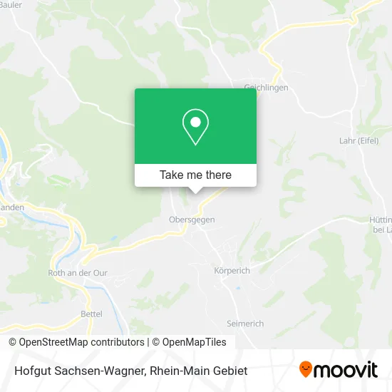 Карта Hofgut Sachsen-Wagner
