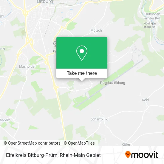 Карта Eifelkreis Bitburg-Prüm
