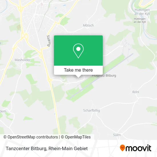 Карта Tanzcenter Bitburg