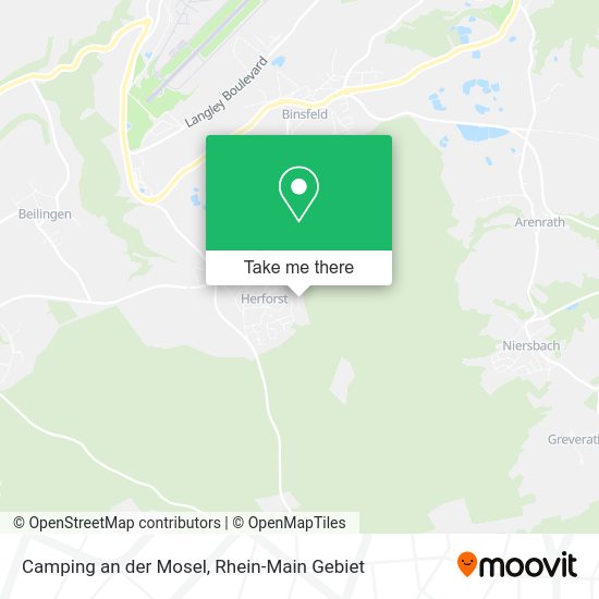 Карта Camping an der Mosel