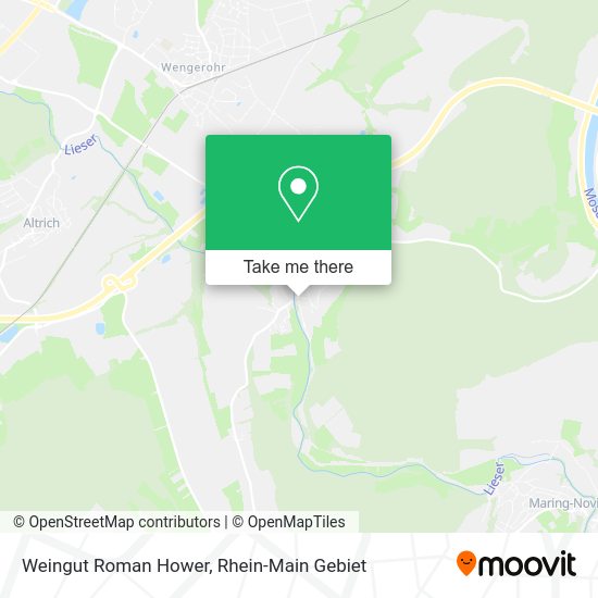Карта Weingut Roman Hower