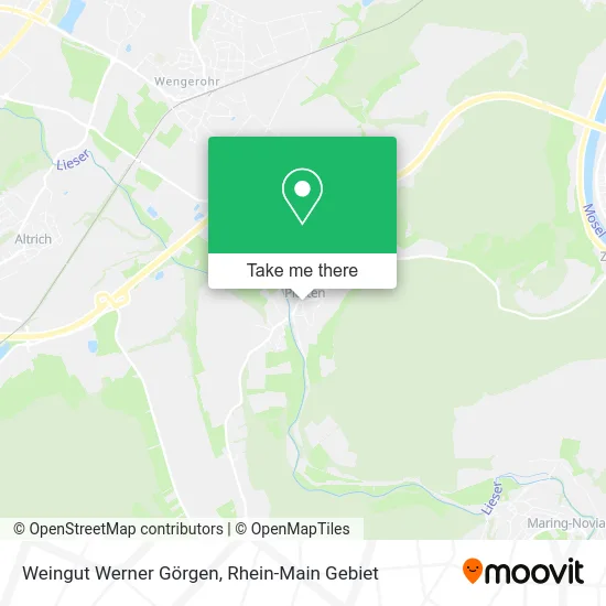 Карта Weingut Werner Görgen