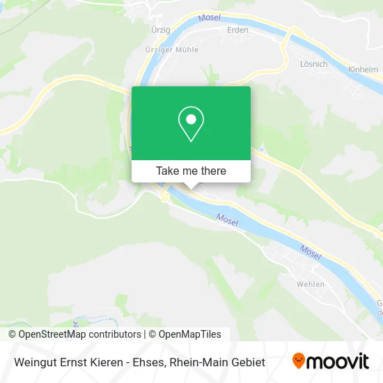 Карта Weingut Ernst Kieren - Ehses