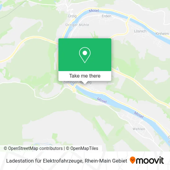 Карта Ladestation für Elektrofahrzeuge