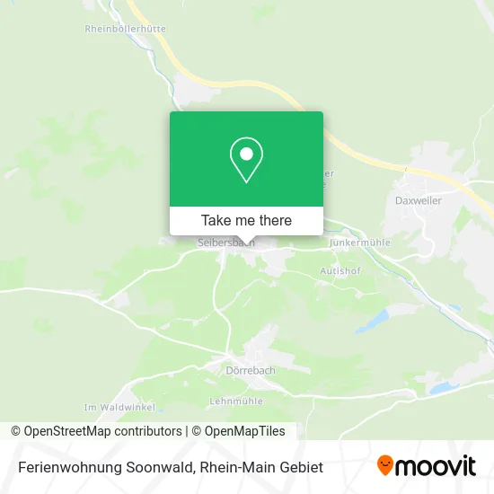 Карта Ferienwohnung Soonwald