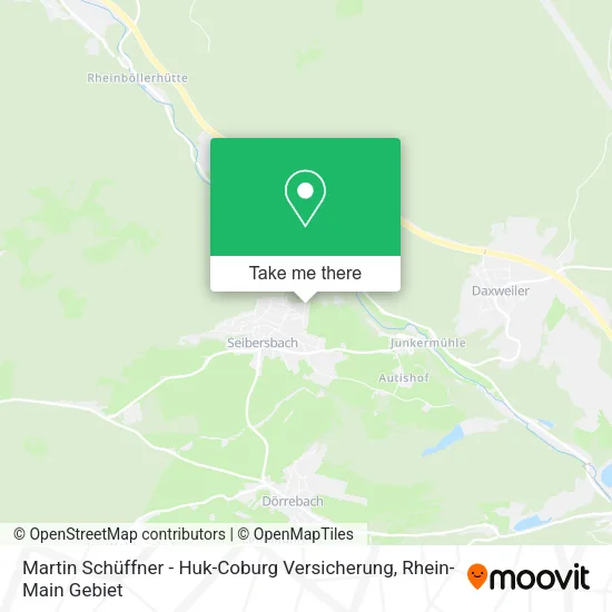 Карта Martin Schüffner - Huk-Coburg Versicherung