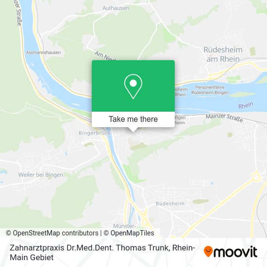 Карта Zahnarztpraxis Dr.Med.Dent. Thomas Trunk