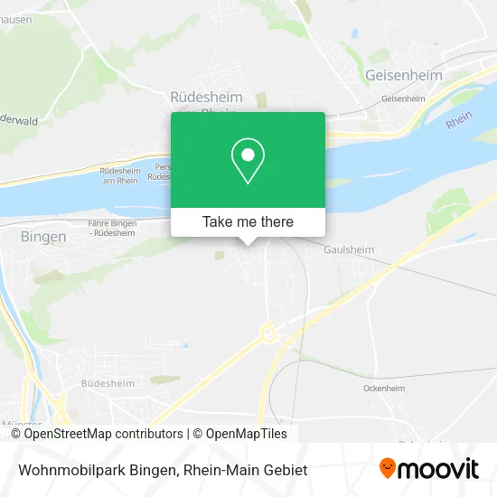 Карта Wohnmobilpark Bingen