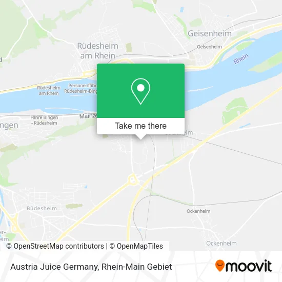 Карта Austria Juice Germany