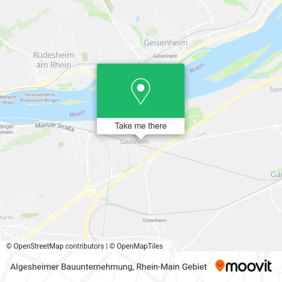 Карта Algesheimer Bauunternehmung