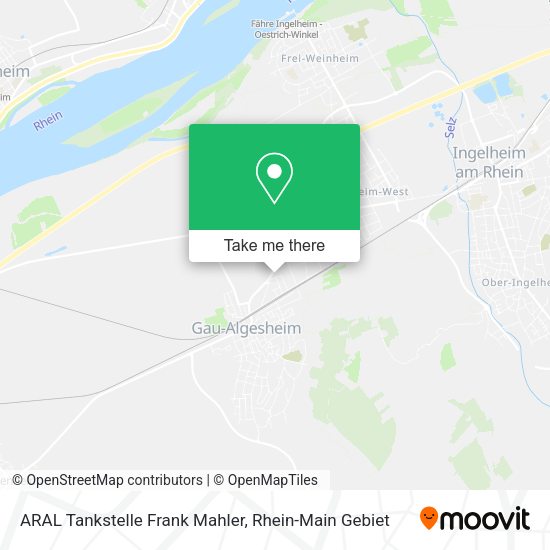 Карта ARAL Tankstelle Frank Mahler