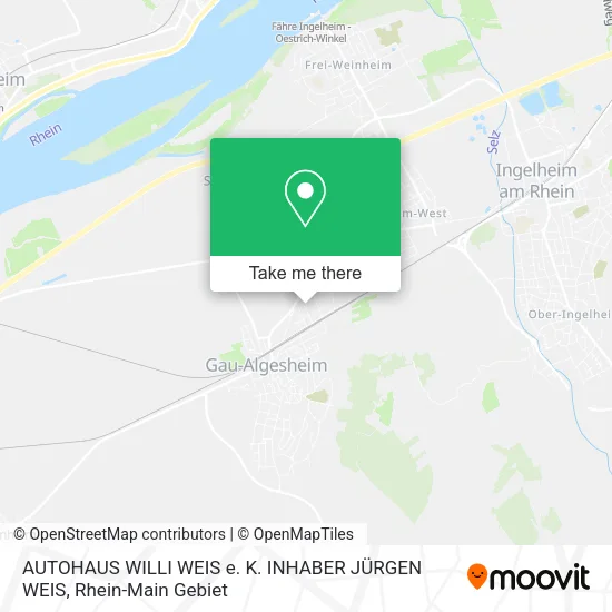 Карта AUTOHAUS WILLI WEIS e. K. INHABER JÜRGEN WEIS