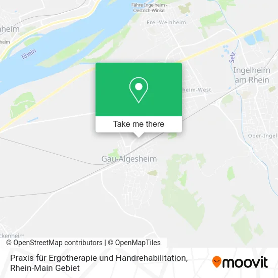 Карта Praxis für Ergotherapie und Handrehabilitation