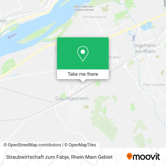 Карта Straubwirtschaft zum Fabje