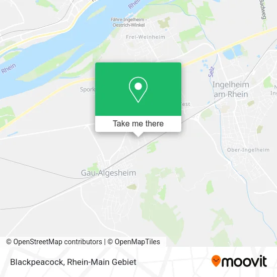 Карта Blackpeacock