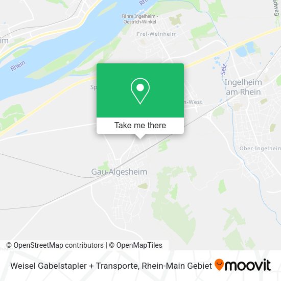 Карта Weisel Gabelstapler + Transporte