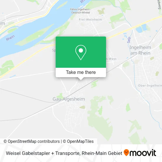 Карта Weisel Gabelstapler + Transporte