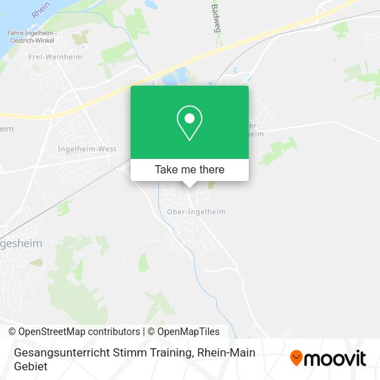 Карта Gesangsunterricht Stimm Training