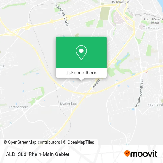 ALDI Süd map