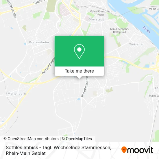 Карта Sottiles Imbiss - Tägl. Wechselnde Stammessen