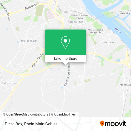Карта Pizza Box