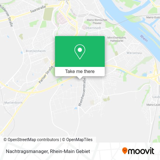 Карта Nachtragsmanager