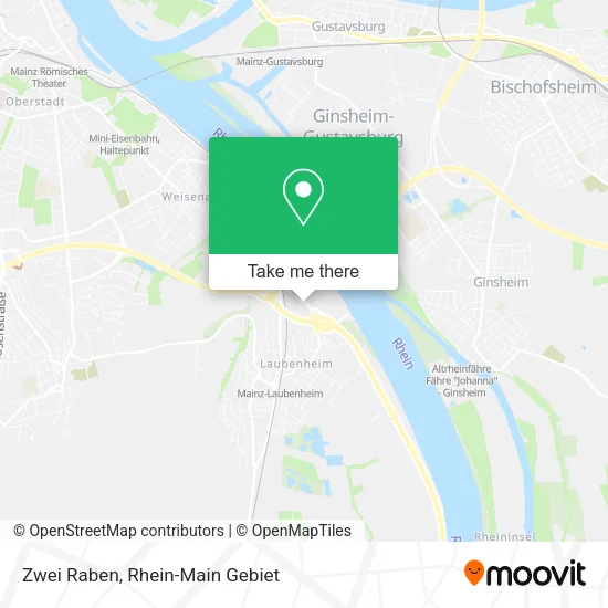 Карта Zwei Raben