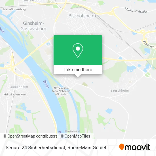 Карта Secure 24 Sicherheitsdienst