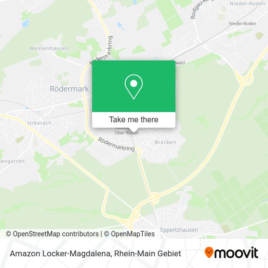 Карта Amazon Locker-Magdalena