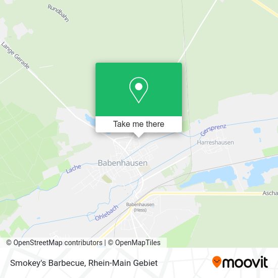 Карта Smokey's Barbecue