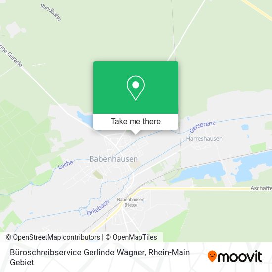 Карта Büroschreibservice Gerlinde Wagner