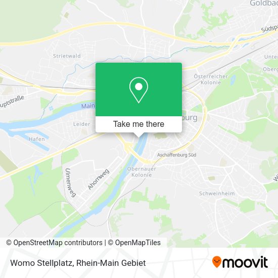 Карта Womo Stellplatz
