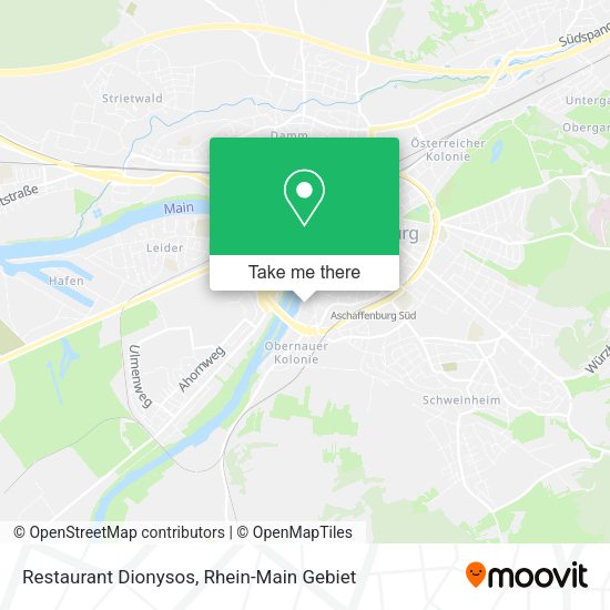 Карта Restaurant Dionysos