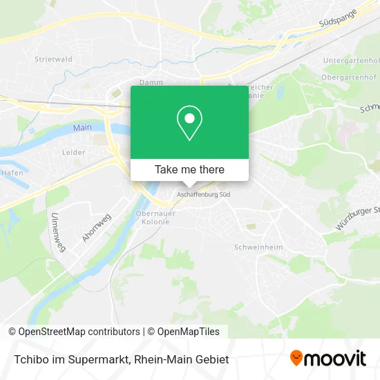 Карта Tchibo im Supermarkt