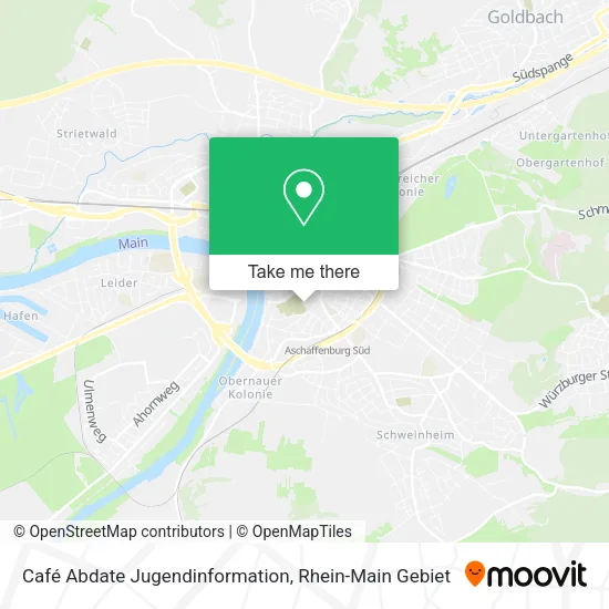 Карта Café Abdate Jugendinformation