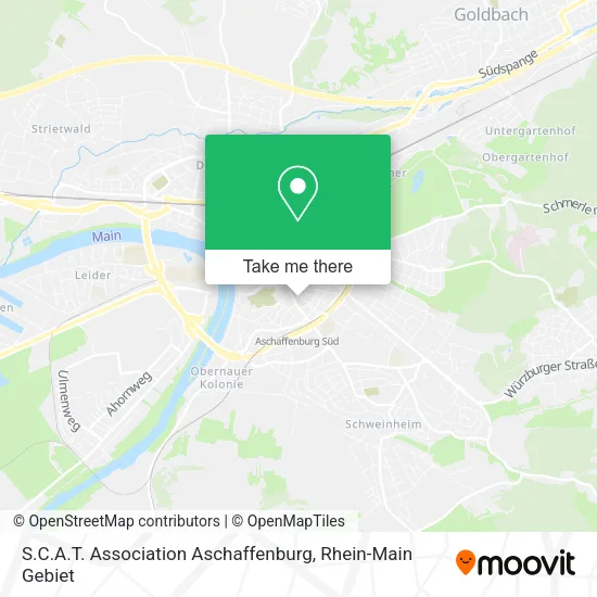 Карта S.C.A.T. Association Aschaffenburg