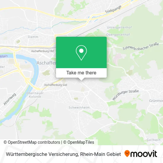 Карта Württembergische Versicherung