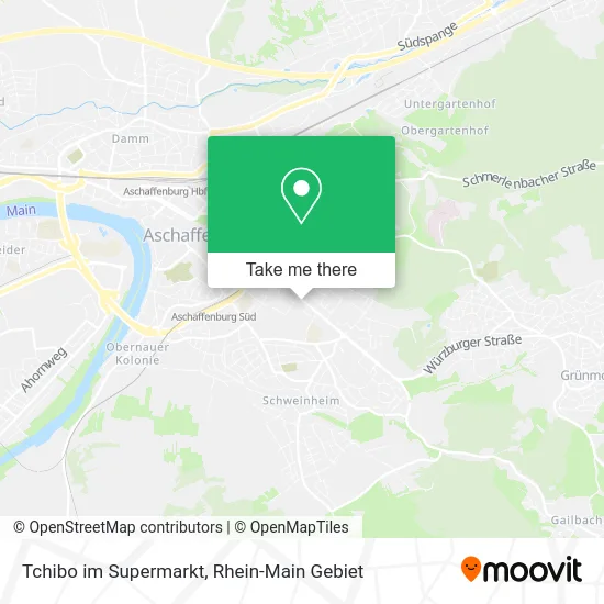 Карта Tchibo im Supermarkt