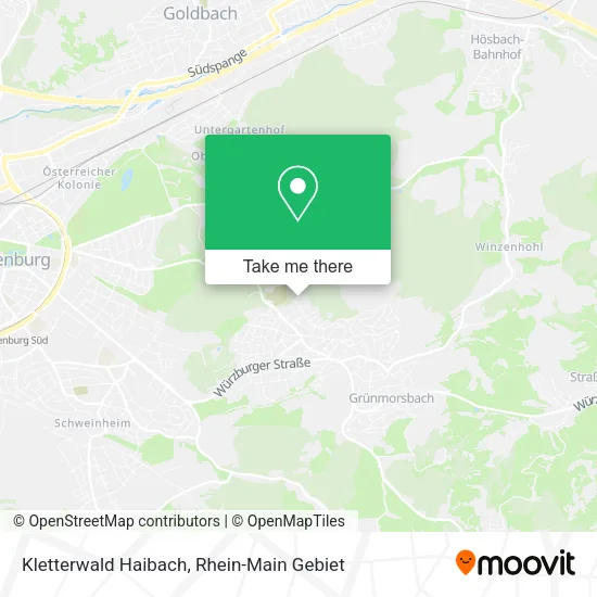 Карта Kletterwald Haibach