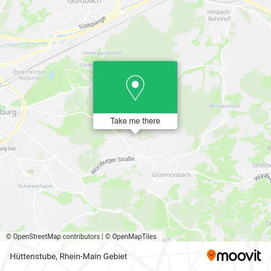 Карта Hüttenstube