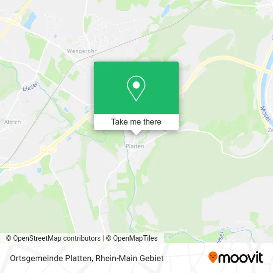 Карта Ortsgemeinde Platten