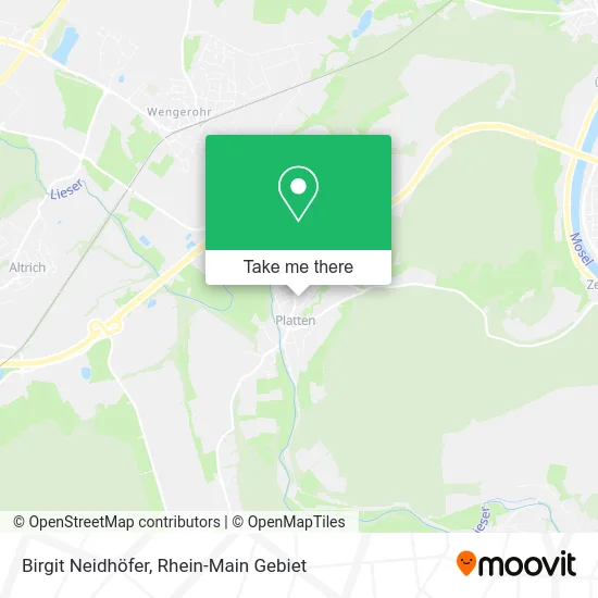 Birgit Neidhöfer map