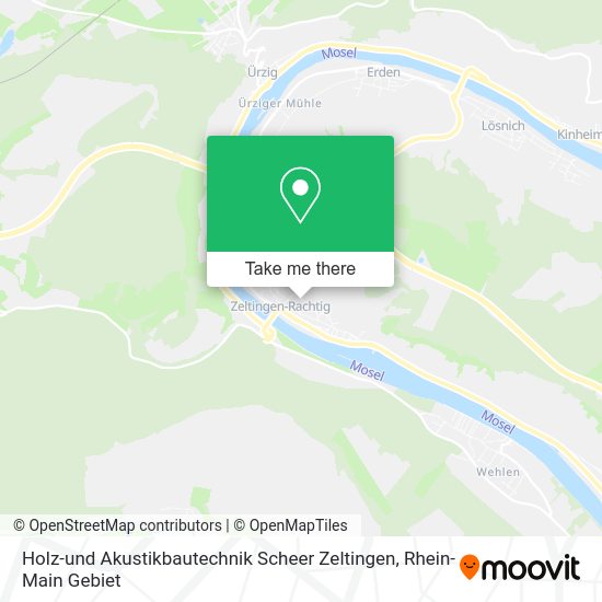 Карта Holz-und Akustikbautechnik Scheer Zeltingen