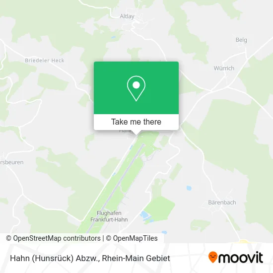 Карта Hahn (Hunsrück) Abzw.