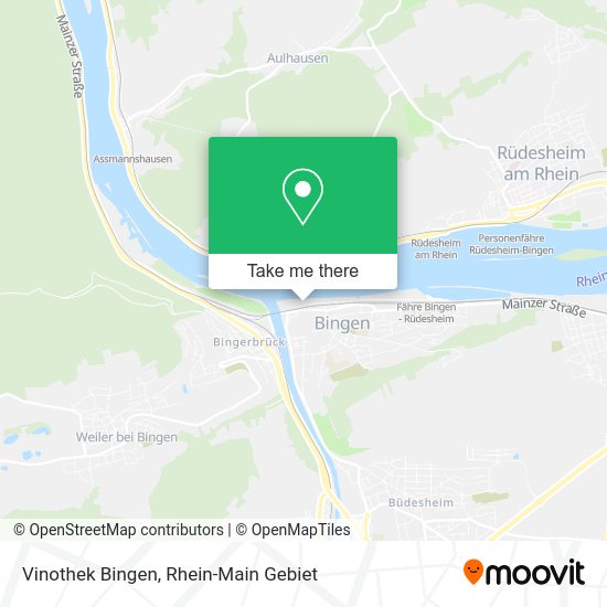 Карта Vinothek Bingen