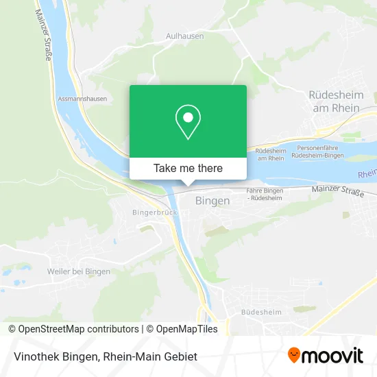 Карта Vinothek Bingen